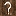 site tiny icon of a question mark